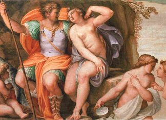 Come si sono innamorati Ares e Afrodite?