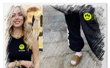 Chiara Ferragni – La ciabatta e il calzino bianco – il suo tema natale